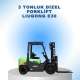 3 tonluk dizel forklift liugong e30